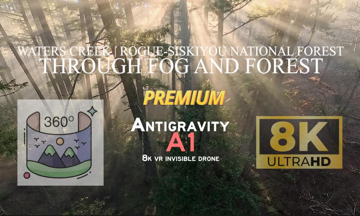 Antigravity A1 Invisible Drone | Waters Creek | In the Fog and Forest (Premium exclusive) cover