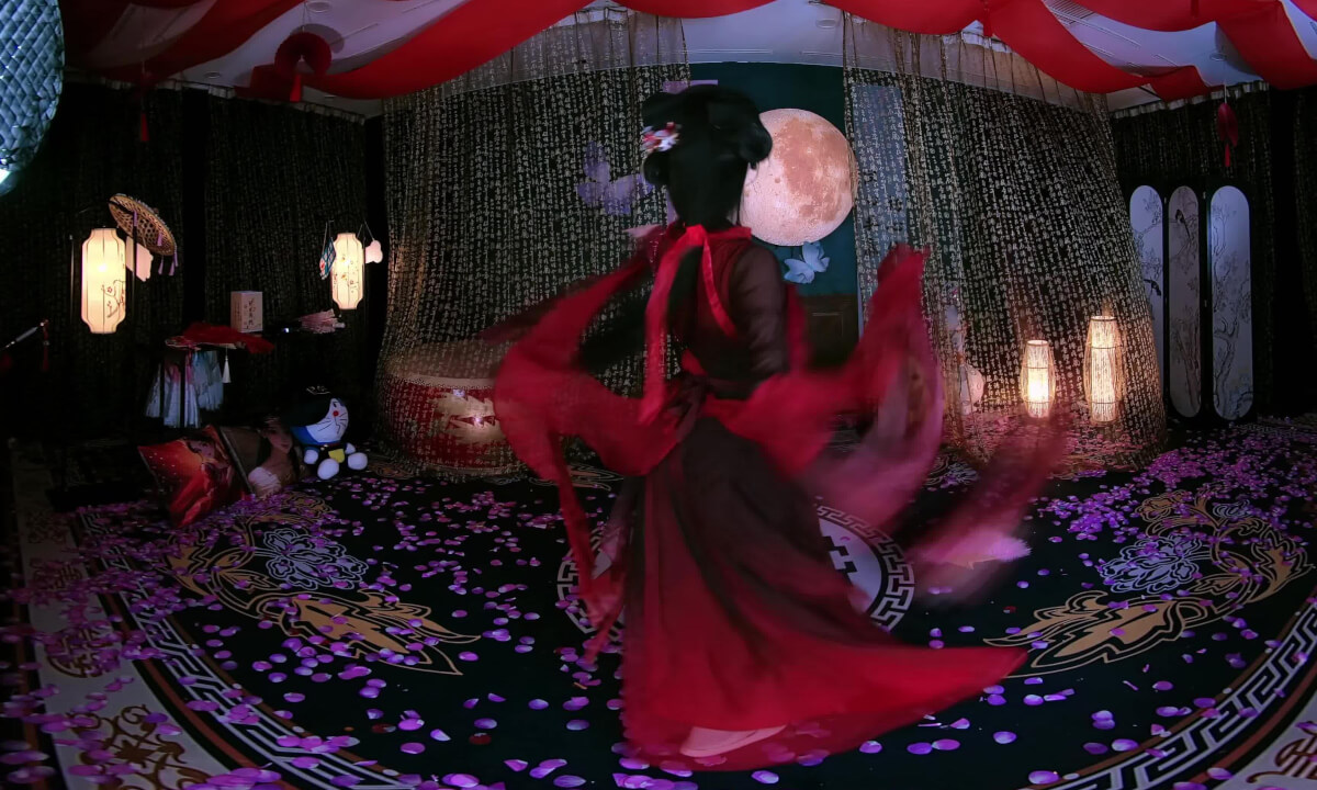 狸妖妖liyaoyao 20251202001 月下 3D VR 180 8K cover