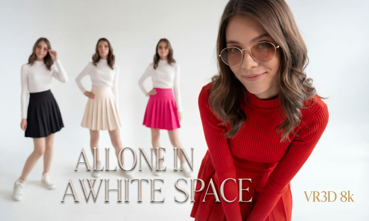 Alone in a White Space VR180 cover