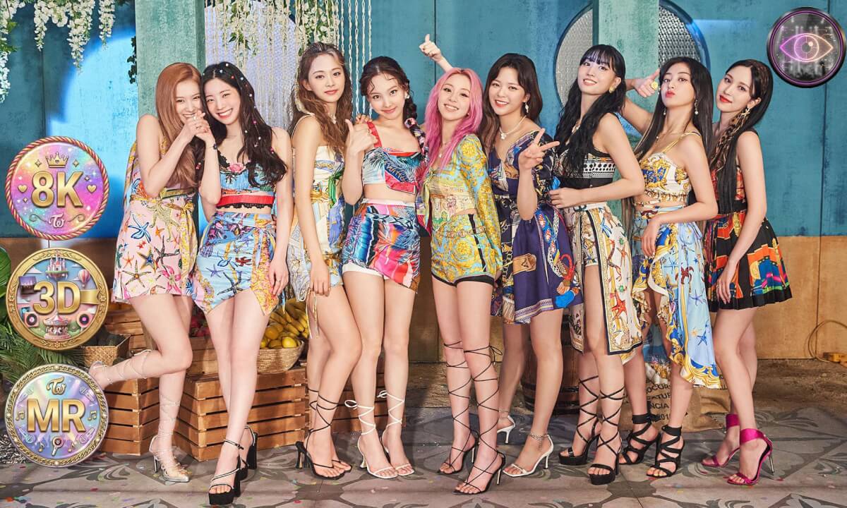 [DIH MR] TWICE: Alcohol-Free BEHIND THE SCENES | Passthrough 8K 3D | KPOP (트와이스) Tzuyu Nayeon Jeongyeon Momo Sana Jihyo  Mina Dahyun Chaeyoung cover