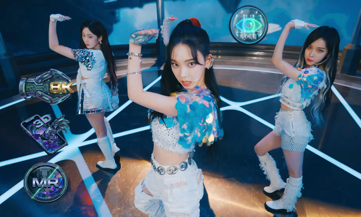 [8K 3DMR]  aespa  - Next Level Passthrough Mode [ 에스파 in the house ] KPOP Karina Giselle Winter Ningning cover