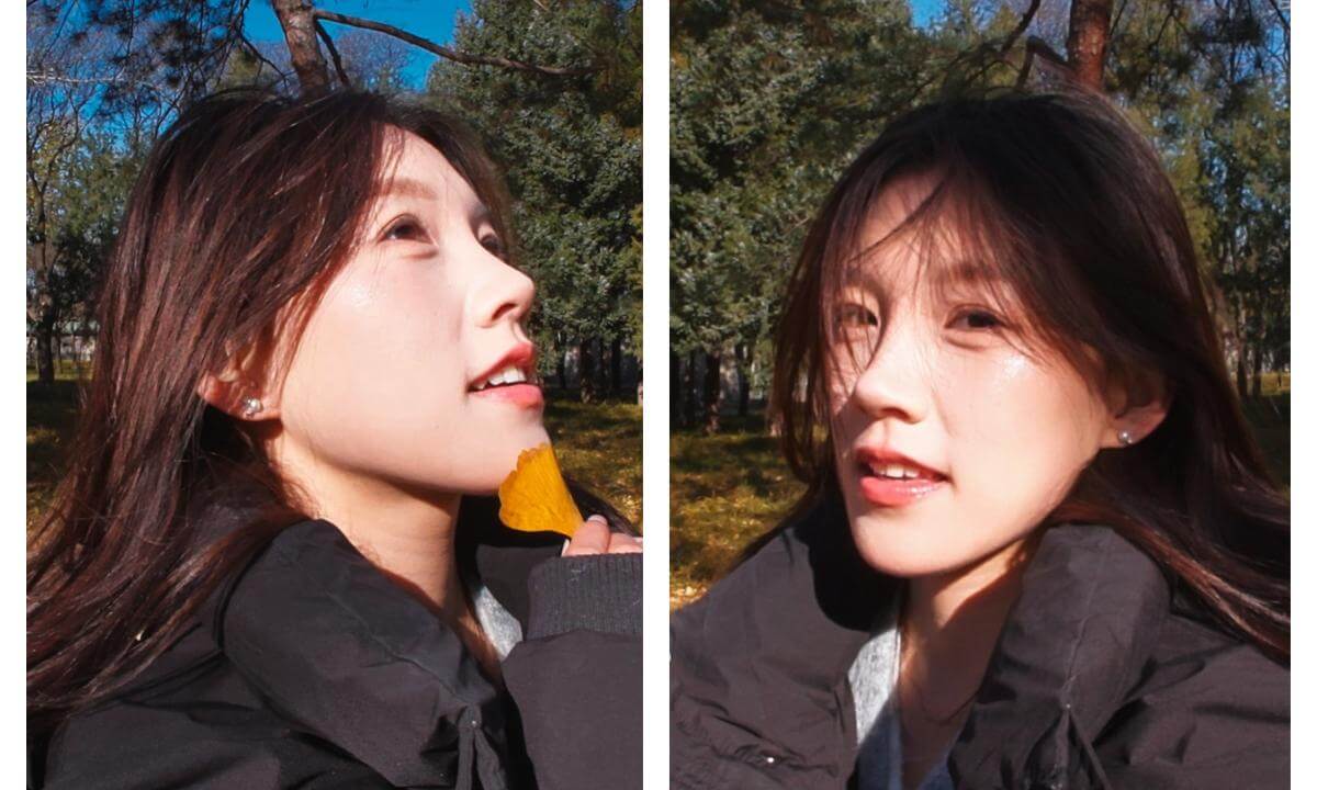 Wind in the Pine, Light on Her Face | 8k cover