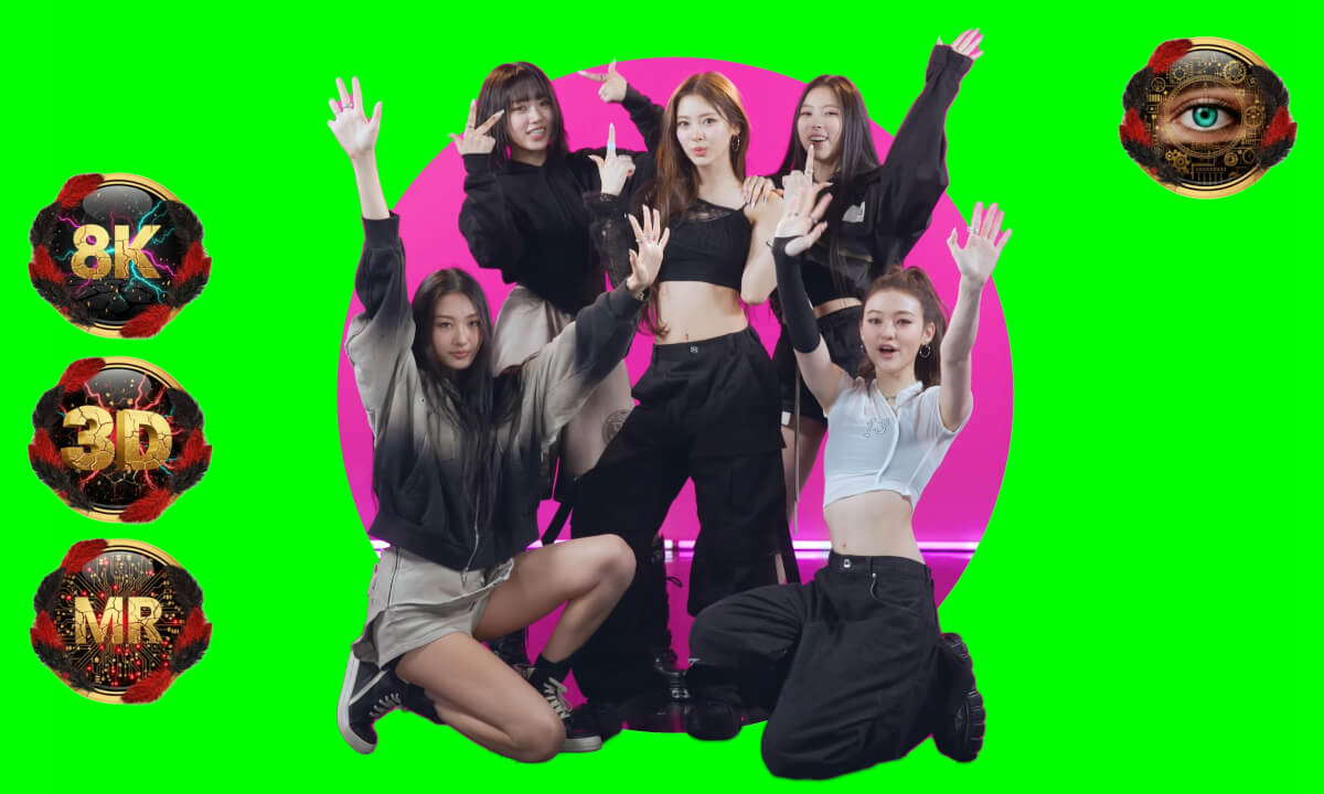 [MR KPOP] MEOVV: HANDS UP | Passthrough 8K 3D | (미야오)  (Relay Dance) cover