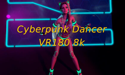 Dancer Cyberpunk style VR Video Dancer Cyberpunk style VR