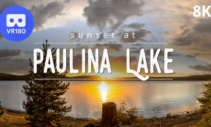 Paulina Lake Sunset Timelapse 8K 3D VR Video Paulina Lake Sunset Timelapse 8K 3D VR