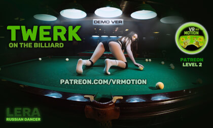 DEMO_HOW WE FILMED TWERK ON THE POOL TABLE. BEHIND-THE-SCENES LERA VR Video DEMO_HOW WE FILMED TWERK ON THE POOL TABLE. BEHIND-THE-SCENES LERA VR