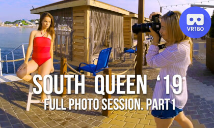 Bikini girls on Beauty Pageant South Queen photo session. Full version. Part 1 VR Video Bikini girls on Beauty Pageant South Queen photo session. Full version. Part 1 VR