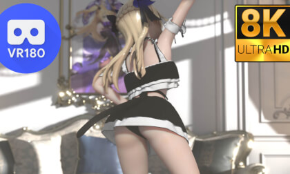 MMD Maid Fischl Genshin Impact 8K VR180 MMD Maid Fischl Genshin Impact 8K VR180