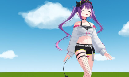 【VR180】360度衣装観察VR 常闇トワ【Hololive MMD 8K】_M-injected VR Video 【VR180】360度衣装観察VR 常闇トワ【Hololive MMD 8K】_M-injected VR