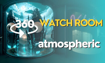 360 VR 4K Video - Watch Room Atmospheric Scene 360 VR 4K Video - Watch Room Atmospheric Scene