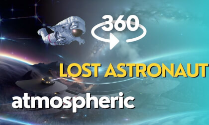 360 VR 4K Video - Lost Astronaut Atmospheric Scene VR Video 360 VR 4K Video - Lost Astronaut Atmospheric Scene VR