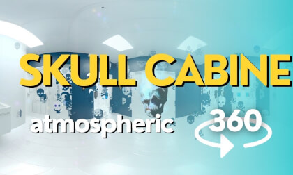 360 VR 4K Video - Skull Cabine Atmospheric Scene 360 VR 4K Video - Skull Cabine Atmospheric Scene