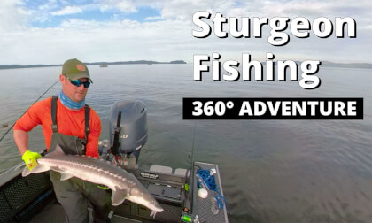 Sturgeon Fishing 360 Adventure VR Video Sturgeon Fishing 360 Adventure VR