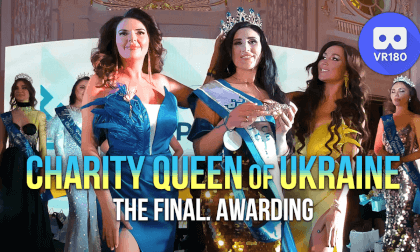 Final ceremony of the Charity Queen of Ukraine 2.0 beauty contest. Awarding. 8K Final ceremony of the Charity Queen of Ukraine 2.0 beauty contest. Awarding. 8K