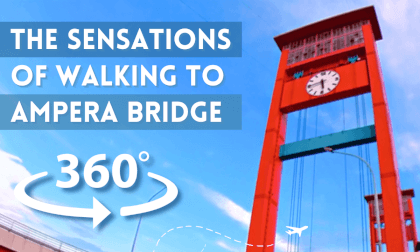 Ampera Bridge, Palembang, Indonesia VR Video Ampera Bridge, Palembang, Indonesia VR