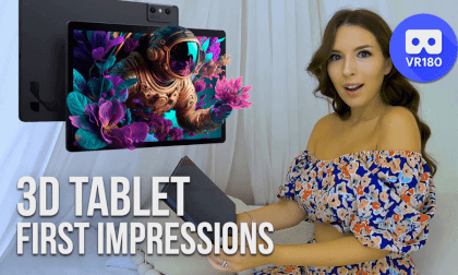 Models watch 3D without VR Glasses. First impressions of Lume Pad 2 3D tablet. 8K VR Video Models watch 3D without VR Glasses. First impressions of Lume Pad 2 3D tablet. 8K VR