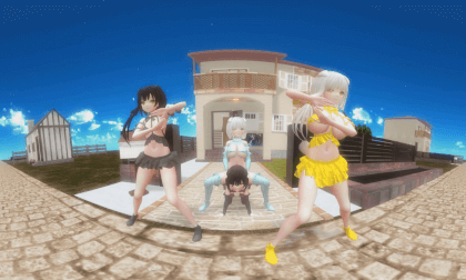 [MMD] Dog girls dancing B.B.F while they wait for their master