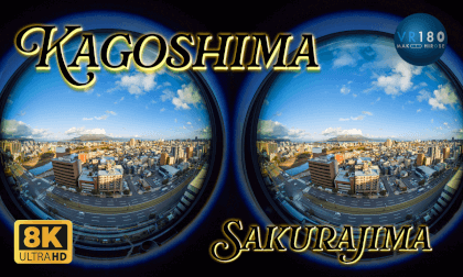 Sakurajima volcano, 鹿児島 桜島 Kagoshima, VR180 Timelapse -Travel Japan - VR Video Sakurajima volcano, 鹿児島 桜島 Kagoshima, VR180 Timelapse -Travel Japan - VR