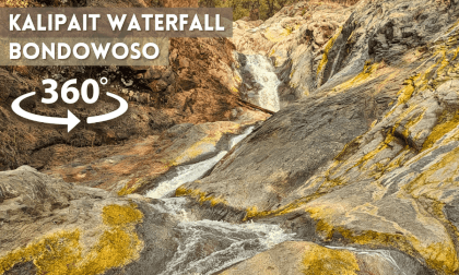 Travel in Kalipait Waterfall, Bondowoso, Indonesia Travel in Kalipait Waterfall, Bondowoso, Indonesia