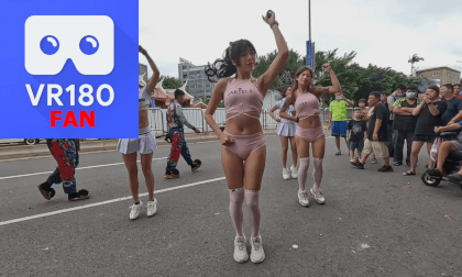 A new store opens and dancers are invited to perform-3 @Taiwan, 2023.10.08 VR Video A new store opens and dancers are invited to perform-3 @Taiwan, 2023.10.08 VR