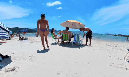 Beach Walk Brazil Florianópolis #051 Just Walk Travel VR VR Video Beach Walk Brazil Florianópolis #051 Just Walk Travel VR VR