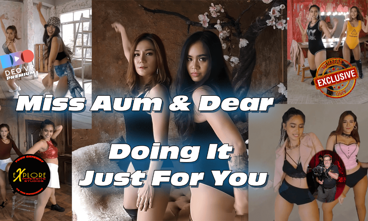 Miss Aum and Miss Dear Doing It All For You The VRGirls cover