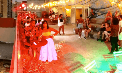Party at Rooftop Starting Show Samba Carnival Sunset Lapa District Hood  Rio de Janeiro Brazil 2024 #082 Just Walk Party VR VR Video Party at Rooftop Starting Show Samba Carnival Sunset Lapa District Hood  Rio de Janeiro Brazil 2024 #082 Just Walk Party VR VR