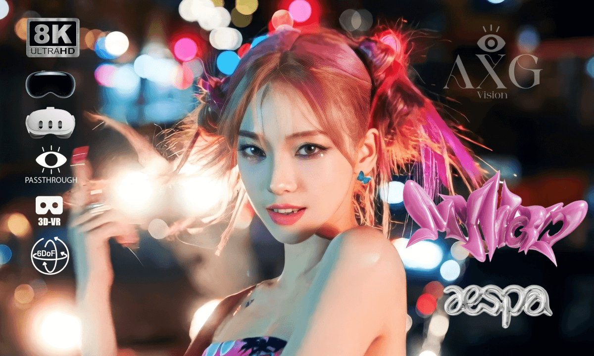 [8K 3DMR] Aespa Spicy dance AR Passthrough for Quest MR and Vision pro cover