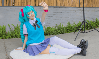 Hatsune Miku cosplay in SEP Game Comic Con, Chengdu, China VR Video Hatsune Miku cosplay in SEP Game Comic Con, Chengdu, China VR