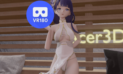 VR180 Raiden Shogun Baal Genshin Impact MMD 60FPS  3D Cloth Simulation VR180 Raiden Shogun Baal Genshin Impact MMD 60FPS  3D Cloth Simulation