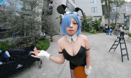 Bunny girl Rem in SEP Game Comic Con, Chengdu, China/兔女郎蕾姆 Bunny girl Rem in SEP Game Comic Con, Chengdu, China/兔女郎蕾姆