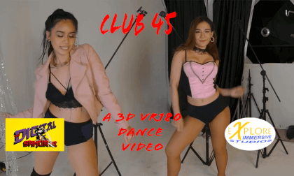 Welcome to Club 45 with Miss Aum & Dear in 8K 3D VR180 VR Video Welcome to Club 45 with Miss Aum & Dear in 8K 3D VR180 VR