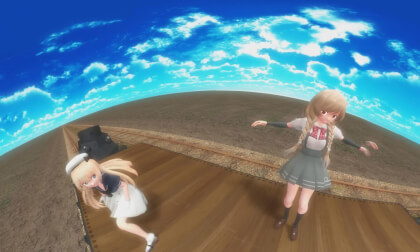 Mineun and Jarvis rushing to support Italian group by rail VR Video Mineun and Jarvis rushing to support Italian group by rail VR