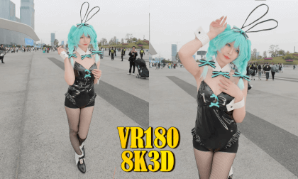 Hatsune Miku, Bunny, 初音ミクバニーガール, Cosplay VR Video Hatsune Miku, Bunny, 初音ミクバニーガール, Cosplay VR