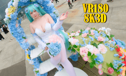 Hatsune Miku, Flower Fairy, 初音ミク, Cosplay VR Video Hatsune Miku, Flower Fairy, 初音ミク, Cosplay VR