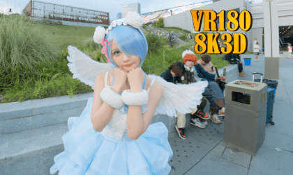 Re:Zero Rem Cosplay, レム, 雷姆 VR Video Re:Zero Rem Cosplay, レム, 雷姆 VR