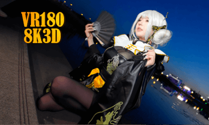 Nikke Blanc White Rabbit Cosplay, 妮姬:布蘭兒白兔, ep02 VR Video Nikke Blanc White Rabbit Cosplay, 妮姬:布蘭兒白兔, ep02 VR