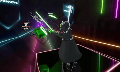 BeatSaber 3D 2Cam FBT Kirito (The Dive Game VIP (feat. Alex S)) BeatSaber 3D 2Cam FBT Kirito (The Dive Game VIP (feat. Alex S))