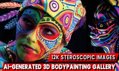 AI-Generated 3D Bodypainting Gallery: Art in Motion VR Video AI-Generated 3D Bodypainting Gallery: Art in Motion VR