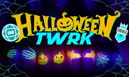 HALLOWEEN TWERK - Action  Spooky Dance in 360 Degrees HALLOWEEN TWERK - Action  Spooky Dance in 360 Degrees