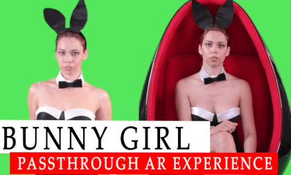 Bunny Girl: A Passthrough AR Adventure" Description: VR Video Bunny Girl: A Passthrough AR Adventure" Description: VR