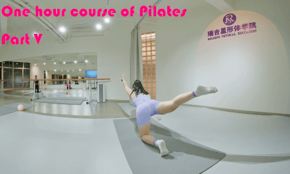 One hour course of Pilates Part V VR Video One hour course of Pilates Part V VR
