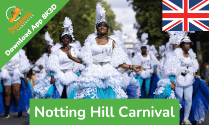 Notting Hill Carnival, London Street Festival | 8K3D | DYNAMIC LANGUAGES VR Video Notting Hill Carnival, London Street Festival | 8K3D | DYNAMIC LANGUAGES VR