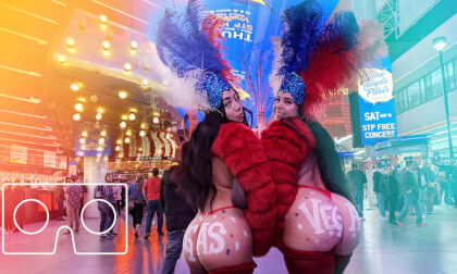 Las Vegas Showgirl Angeles and Friend Las Vegas Showgirl Angeles and Friend