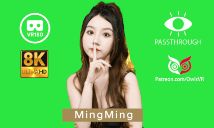 【8K Passthrough】Model MingMing Office Lady VR Video 【8K Passthrough】Model MingMing Office Lady VR