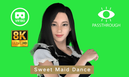 Sweet Maid Dance - 8K VAM MMD Passthrough VR Video Sweet Maid Dance - 8K VAM MMD Passthrough VR
