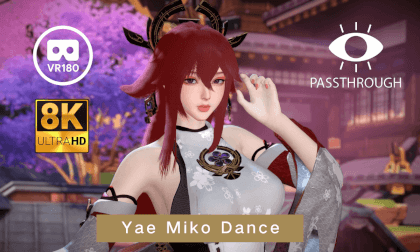 Yae Miko dance “avra K'Davarah · GARNiDELiA'" - VAM MMD 8K Passthrough VR Video Yae Miko dance “avra K'Davarah · GARNiDELiA'" - VAM MMD 8K Passthrough VR
