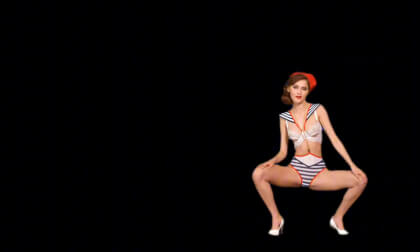 AR striptease girl 2 VR Video AR striptease girl 2 VR