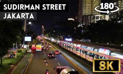 Sudirman Street, Jakarta, Indonesia VR Video Sudirman Street, Jakarta, Indonesia VR