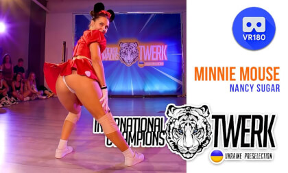 MINNIE MOUSE - Nancy Sugar | International Twerk Champions (Ukraine Preselection) VR Video MINNIE MOUSE - Nancy Sugar | International Twerk Champions (Ukraine Preselection) VR